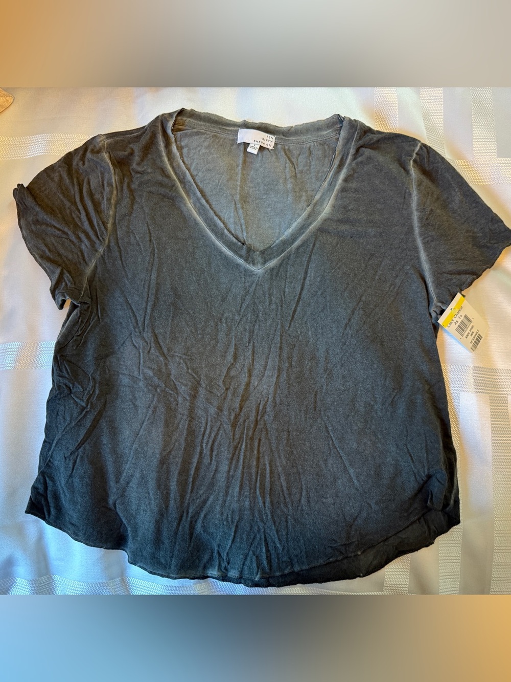 NWT, Ten Sixty Sherman Washed V-Neck Tee